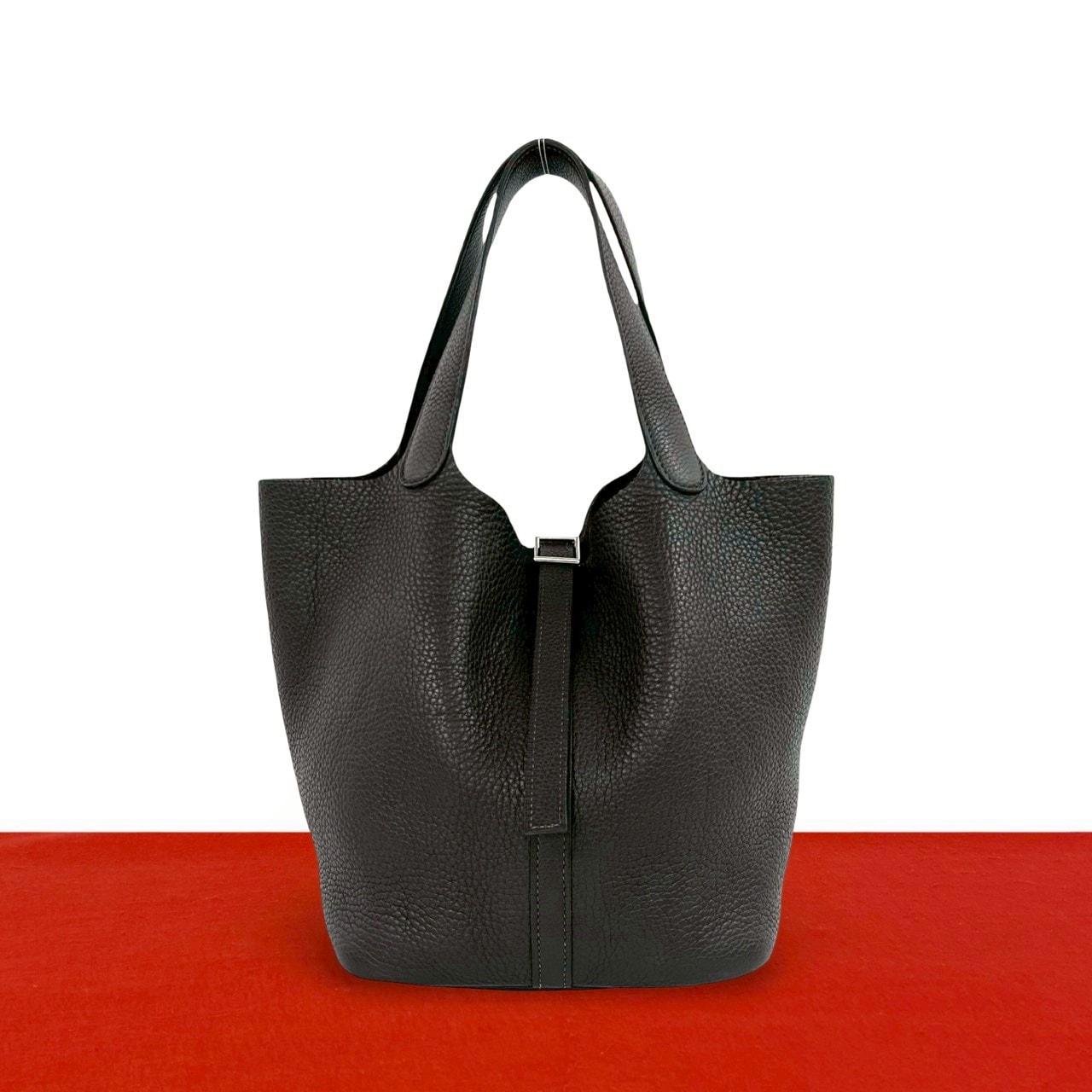 HERMES エルメス ピコタン MM トリヨンクレマンス ハンドバッグ ブラウン
 85837
