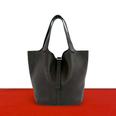 HERMES エルメス ピコタン MM トリヨンクレマンス ハンドバッグ ブラウン
85837