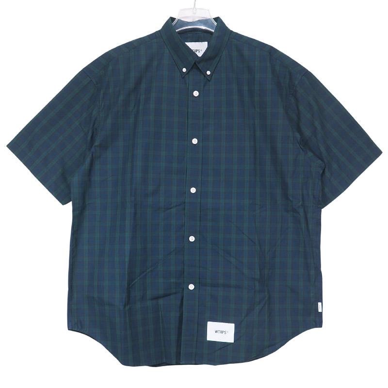 WTAPS Bd 04 / SS / Cotton. Broadcloth. Textile "Green"