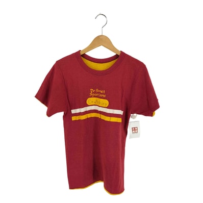 USA製 トリコタグ ダブルフェイス クルーネックTシャツ DE SMET SPARTANS【1136243492865】