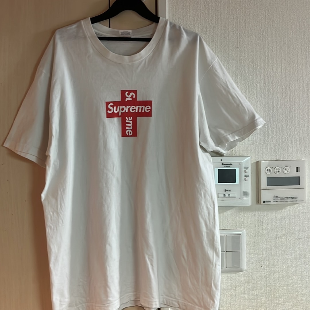 Supreme Cross Box Logo Tee "White"