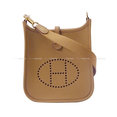 HERMES エルメス ショルダーバッグ エヴリン(エブリン) 16 TPM ビスケット (ビスキュイ) トリヨンクレマンス ゴールド金具 K刻印 新品未使用