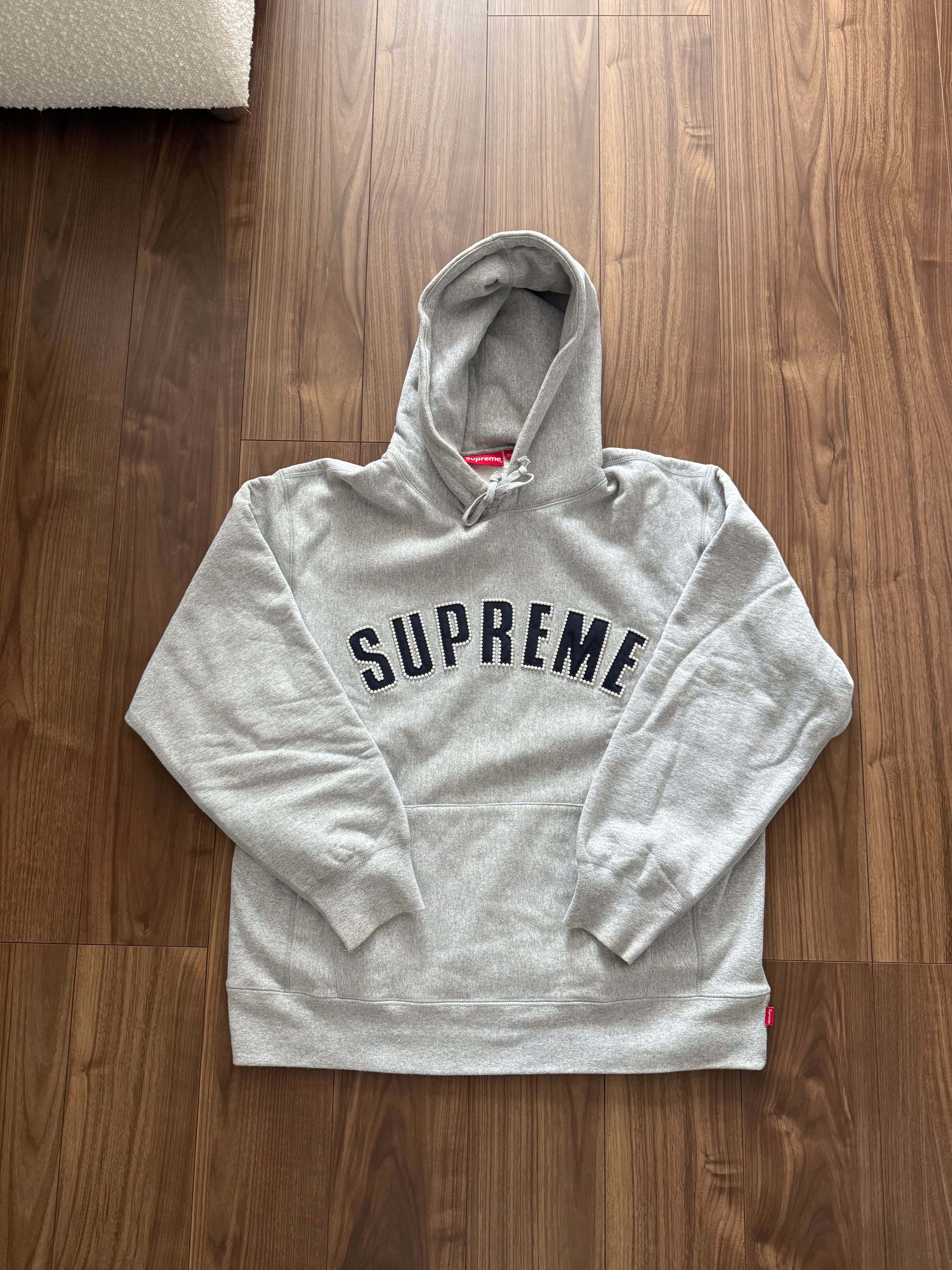 Supreme KAWS Chalk Logo Hooded Sweatshirt 