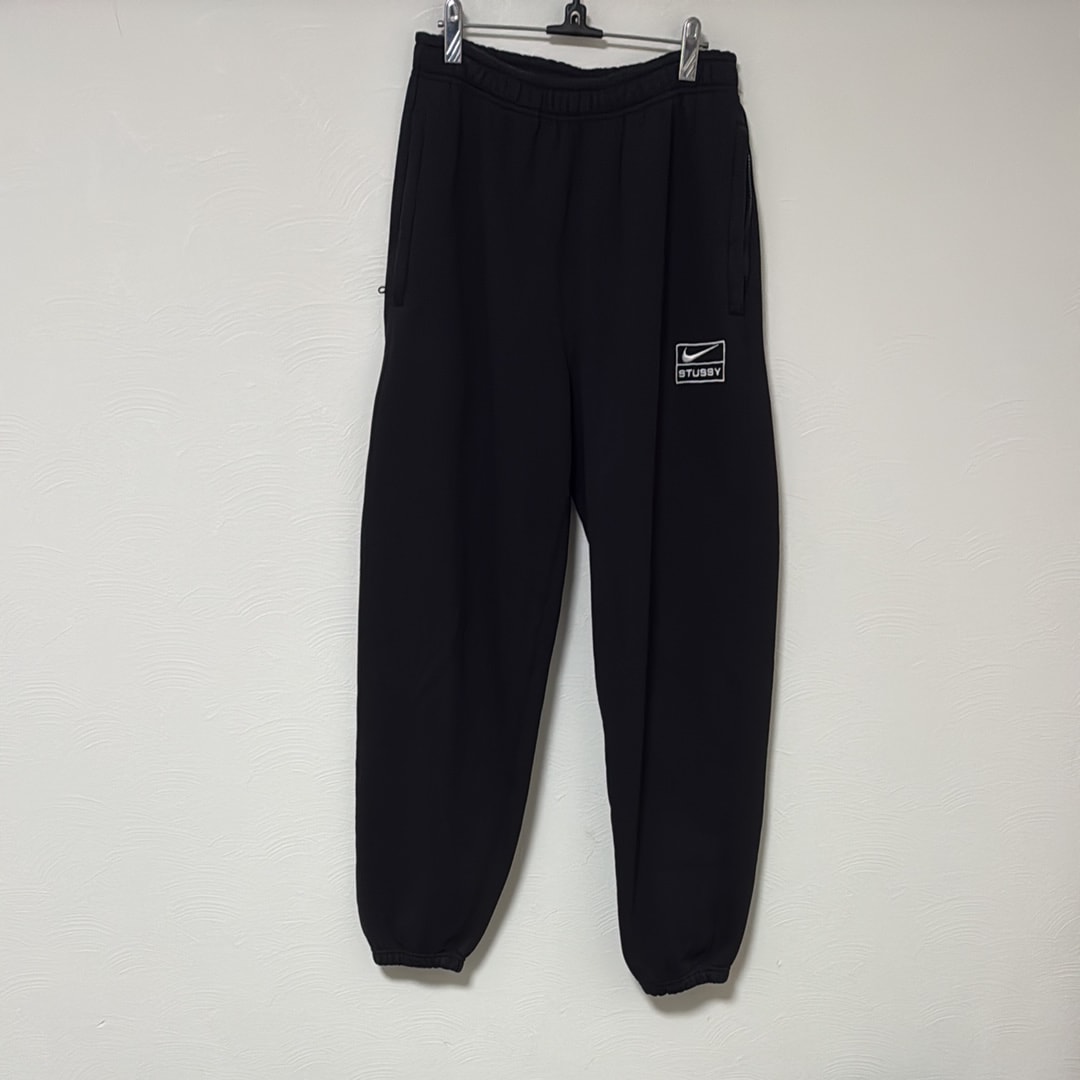 Stussy x Nike Stone Washed Fleece Pant "Black" (US Size) FN5235-010