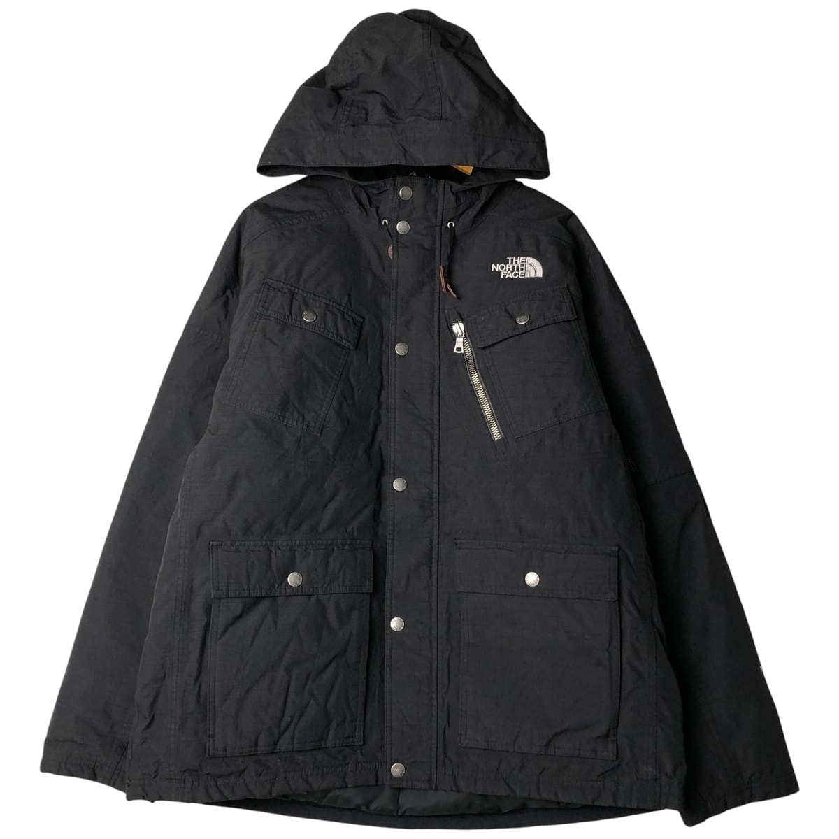 古着 ザノースフェイス THE NORTH FACE HYVENT ハイベント フード付き グースダウンジャケット メンズXL相当 ヴィンテージ/eaa607733