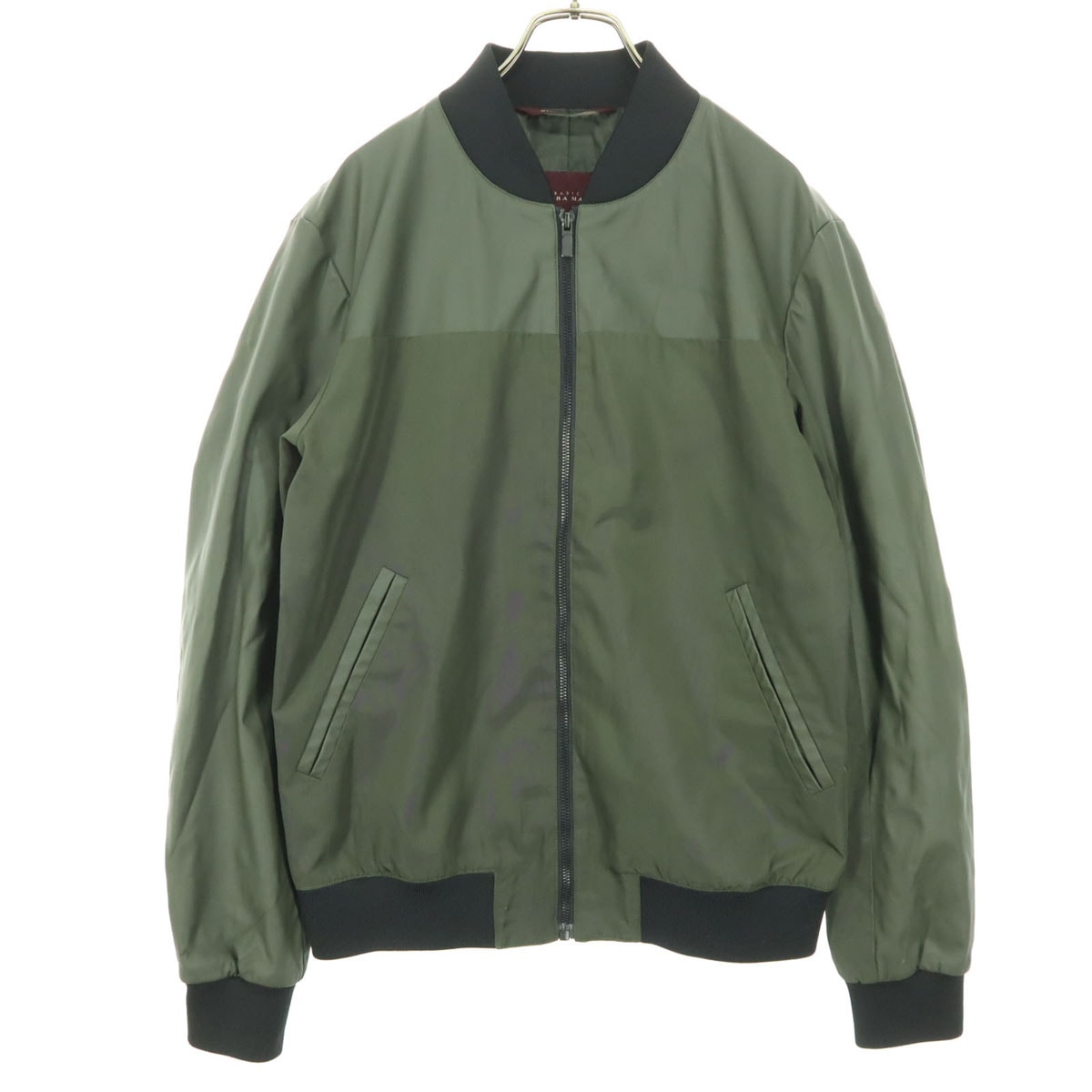 ZARA MAN ザラマン 長袖 ジップジャケット M カーキ