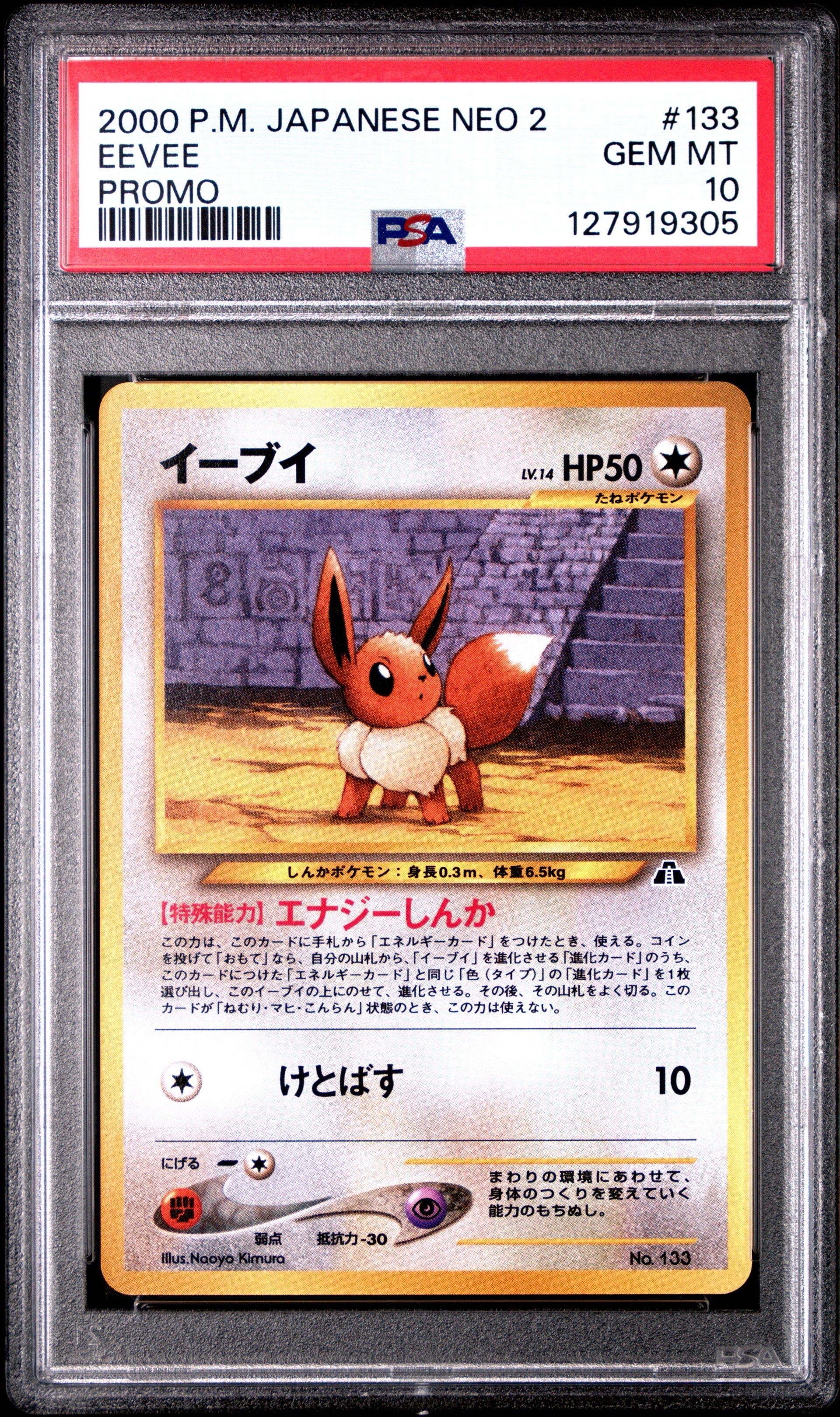 イーブイプレミアムファイル2: 旧裏[neoP2 No.133](プレミアムファイル2)