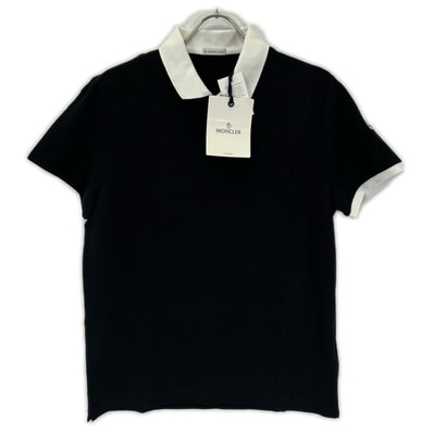 モンクレール MAGLIA POLO ブラック ポロシャツ L