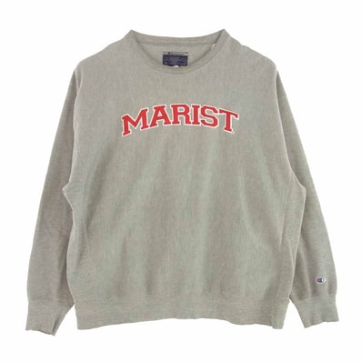 Champion チャンピオン スウェット 00s パキスタン製 MARIST reverse weave リバースウィーブ プルオーバー スウェット グレー系 XXL【中古】