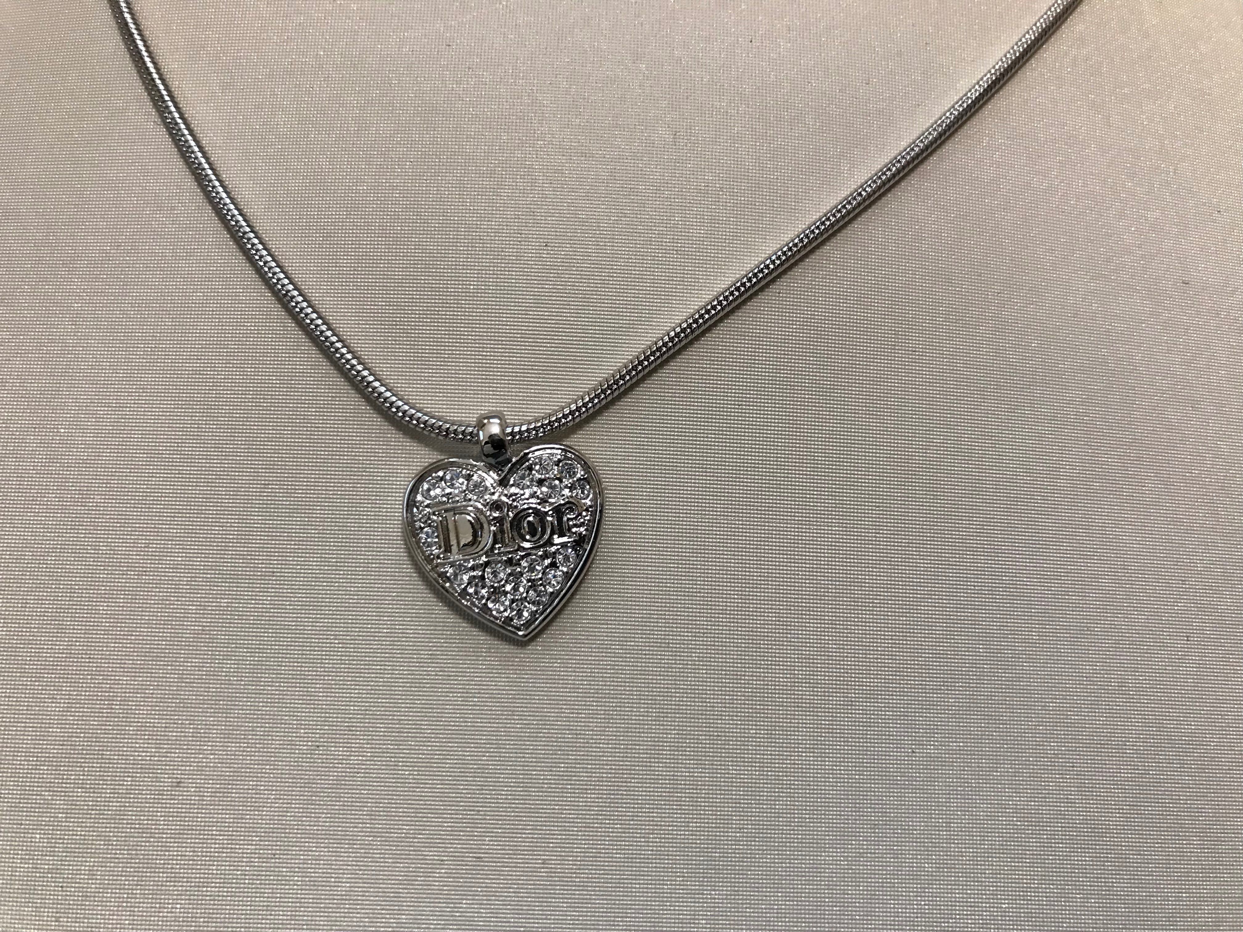 Dior ハートネックレス ディオールネックレス