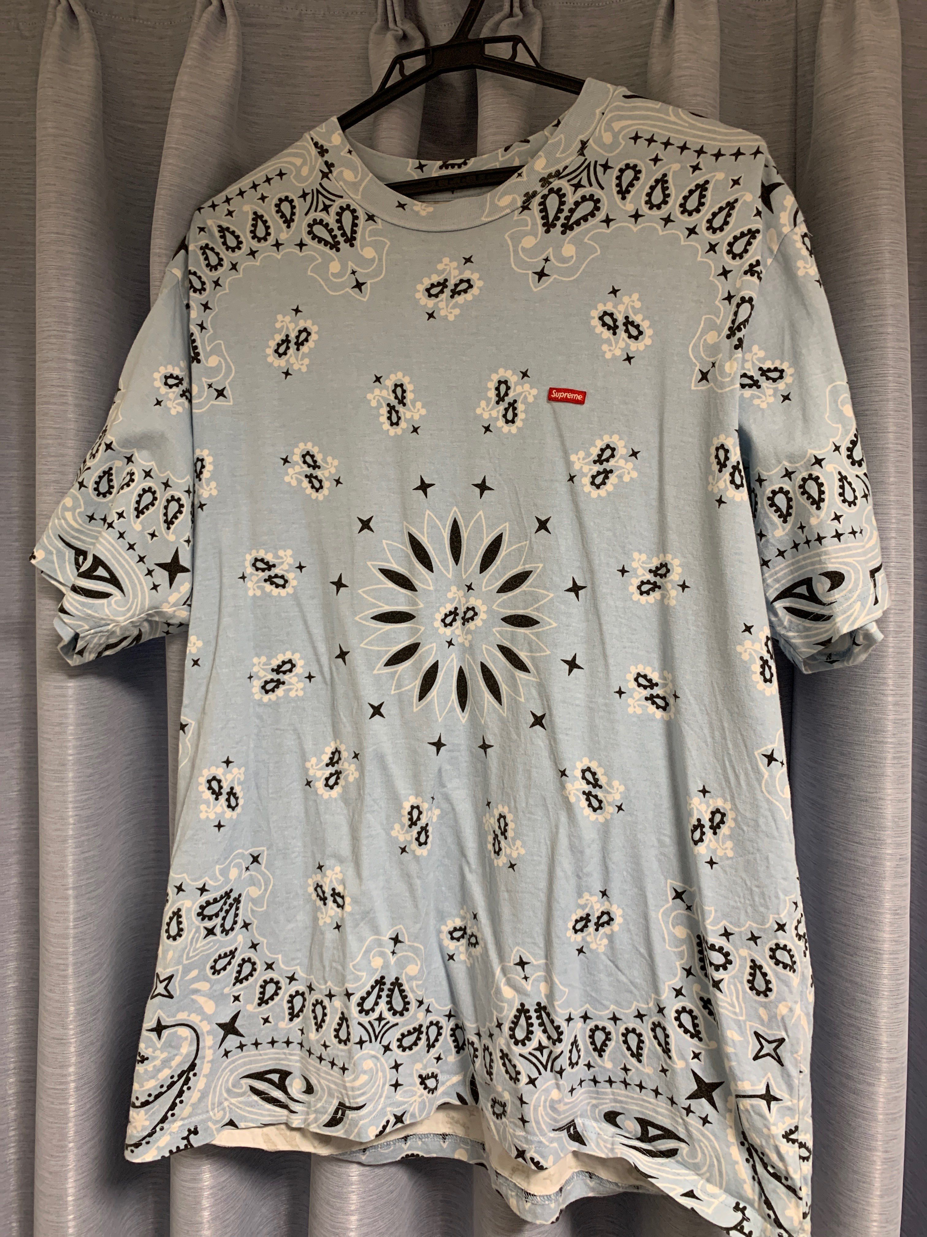 Supreme Small Box Tee "Bandana Blue"(21SS)