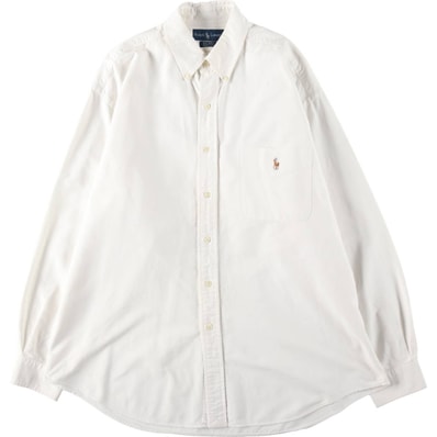 古着 ラルフローレン Ralph Lauren BIG SHIRT 長袖 ボタンダウンシャツ メンズL相当/eaa635611