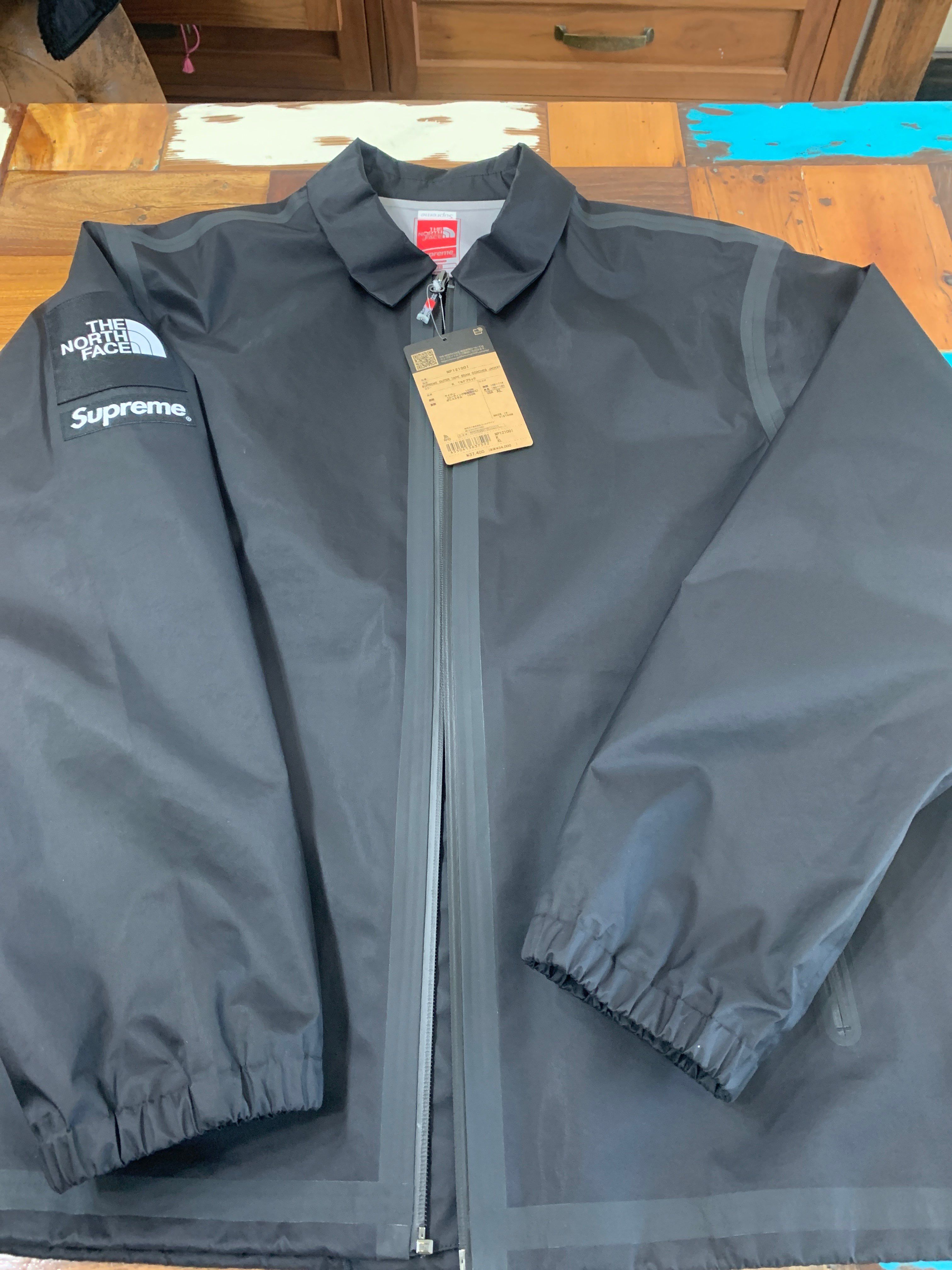 Supreme x The North Face Summit Series Outer Tape Seam Coaches Jacket "Black"