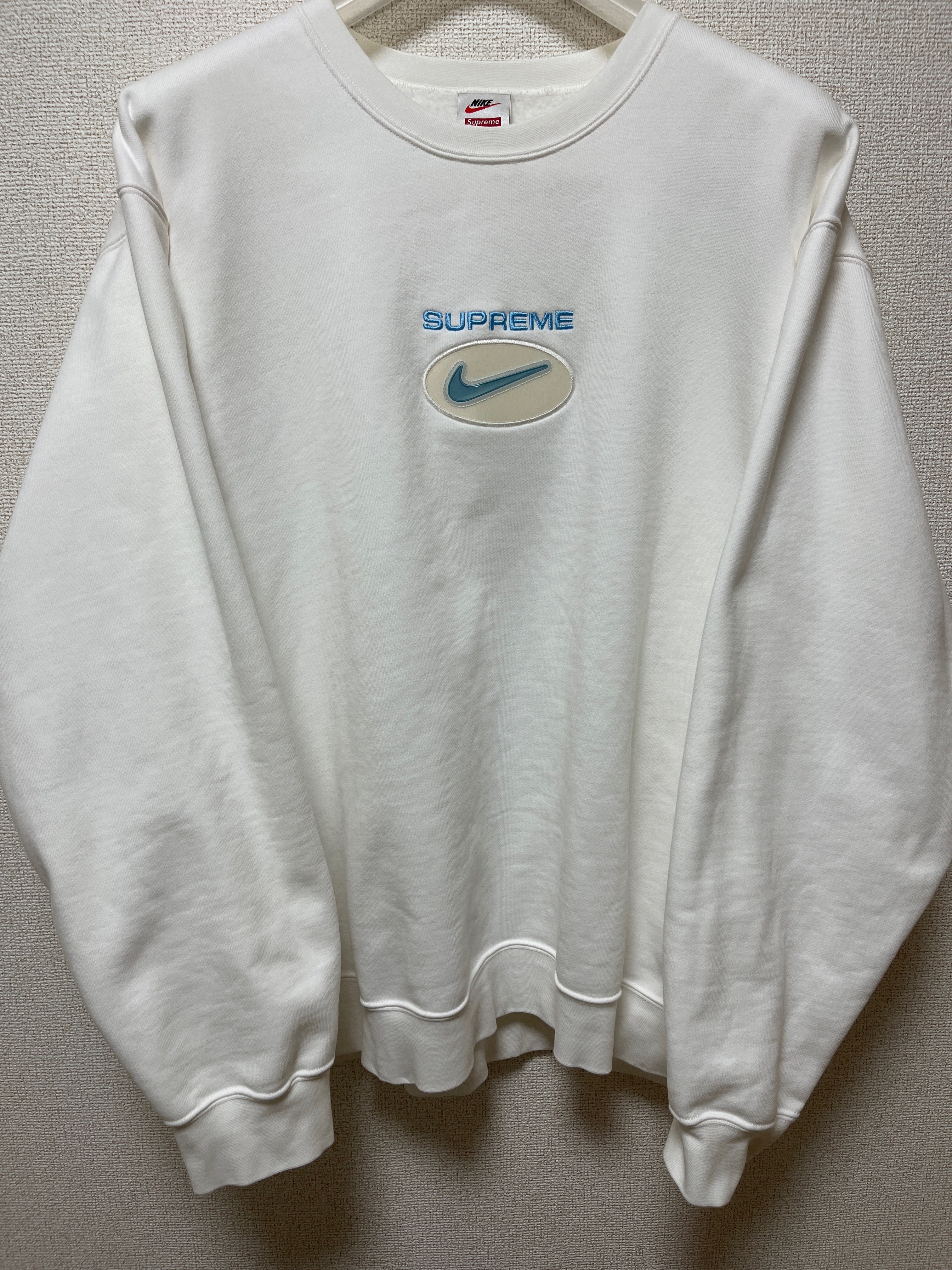 Supreme / Nike Jewel Crewneck "White"