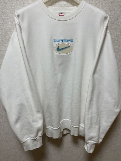 Supreme / Nike Jewel Crewneck "White"