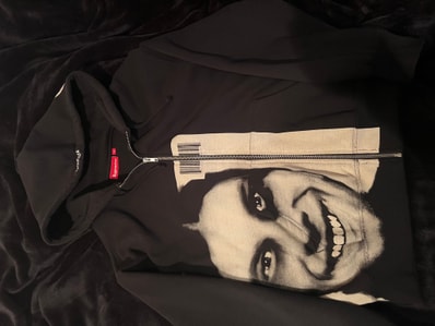 Supreme x Aphex Twin Zip Up Hooded Sweashirt "Black"