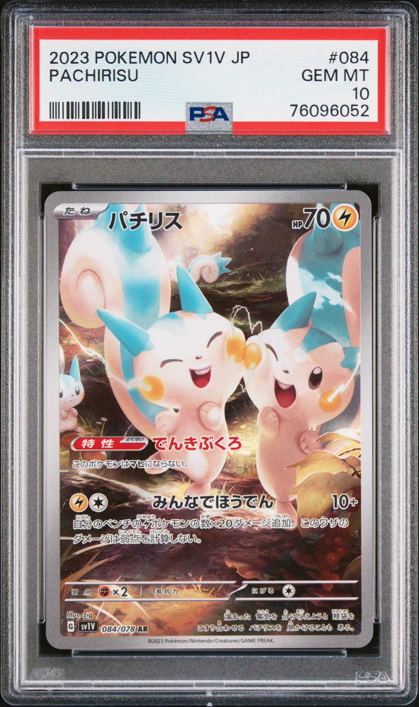 パチリス AR[SV1V 084/078](スカーレット&バイオレット 拡張パック「バイオレットex」)