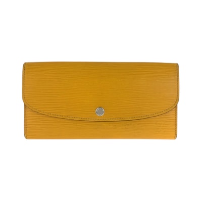 LOUIS VUITTON ルイヴィトン エピ ポルトフォイユ エミリー イエロー シルバー金具 エピレザー 長財布 ロングウォレット 601040 【中古】