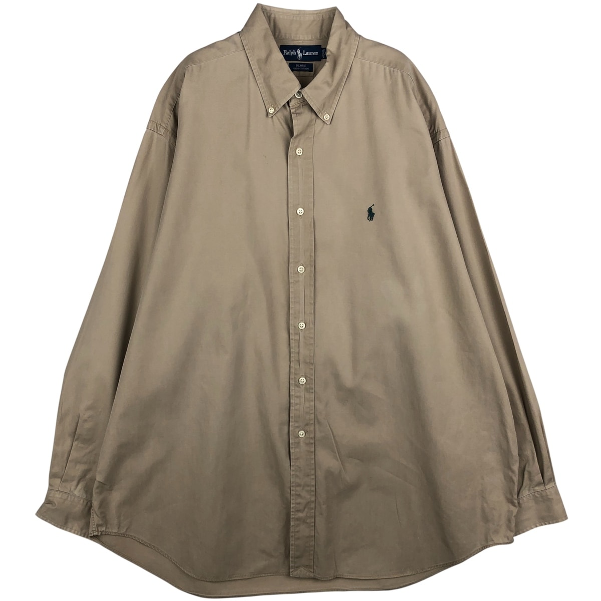 古着 ラルフローレン Ralph Lauren BLAKE 長袖 ボタンダウンシャツ メンズXL相当/eaa610127