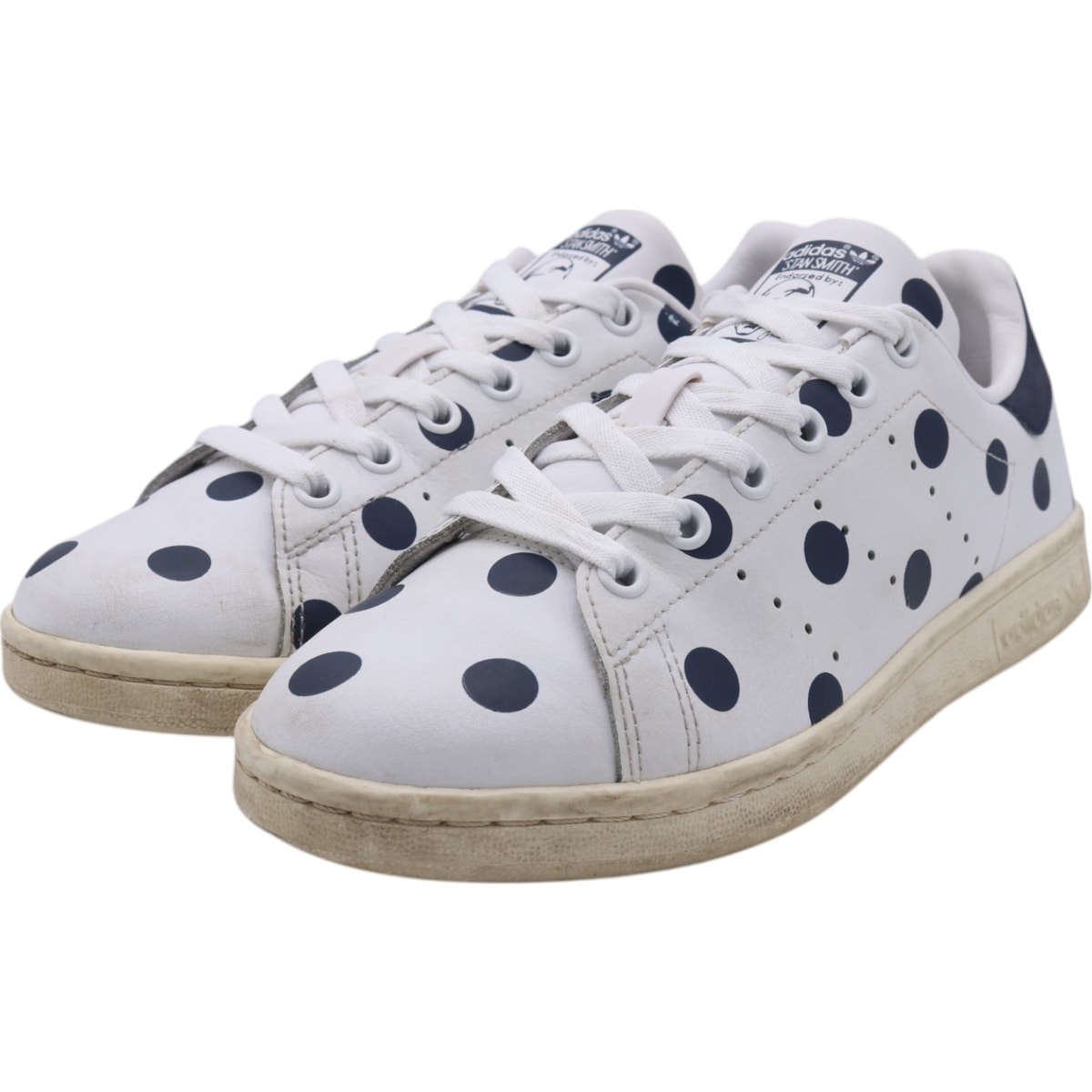 古着 アディダス adidas Stan Smith J Playful Polka Dot スタンスミス ドット柄 スニーカー 4 1/2 レディース21.5cm相当/saa013303