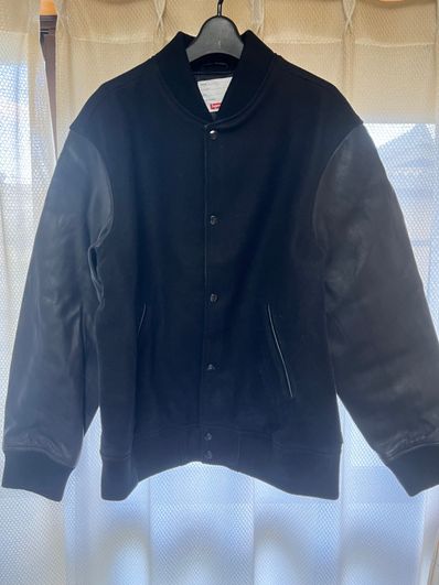 Supreme Motion Logo Varsity Jacket "Black"