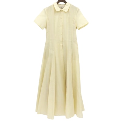 クラネ 新品同様 FULFFY SHEER H/S SHRIT ONEPIECE ワンピース レディース アイボリー 1 18112ー5062 25SS 1