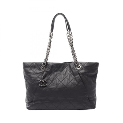 シャネル CHANEL マトラッセ トートバッグ バッグ ラムスキン(羊革) レディース ブラック系 【中古】
