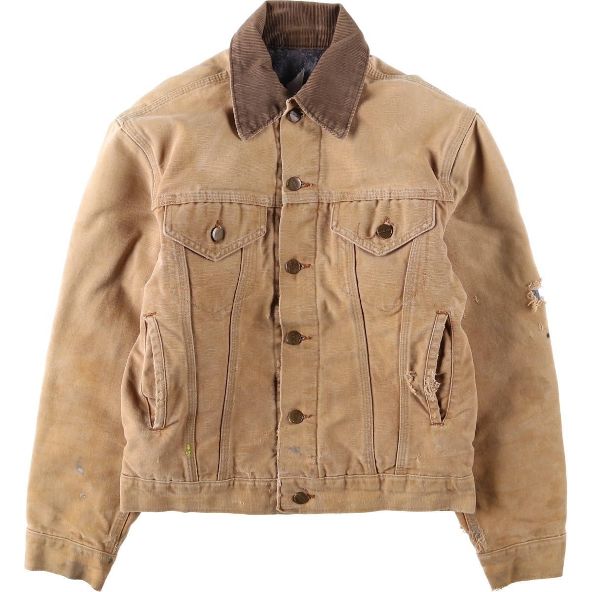 古着 80年代 カーハート Carhartt Gジャンタイプ ダックワークジャケット USA製 メンズXS相当 ヴィンテージ/eaa629374