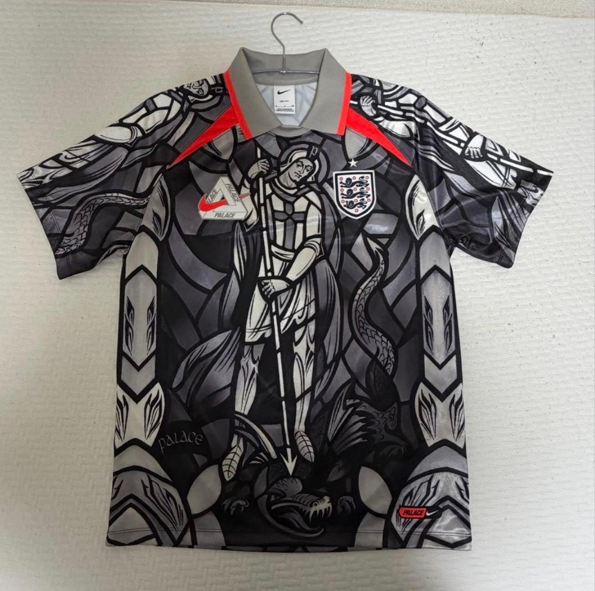 Nike x PALACE X2 World Cup Short-Sleeve Football Jersey England "Grey"
