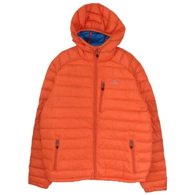 L.L.Bean エルエルビーン ダウンジャケット DL708 ウルトラライト 850 フーデッド ダウン ジャケット オレンジ系 XXL【中古】