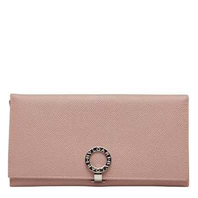 ブルガリ ブルガリブルガリ 長財布 ピンク レザー レディース BVLGARI 【中古】