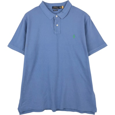 古着 ラルフローレン Ralph Lauren POLO RALPH LAUREN CUSTOM SLIM FIT 半袖 ポロシャツ メンズXXL相当/eaa620906