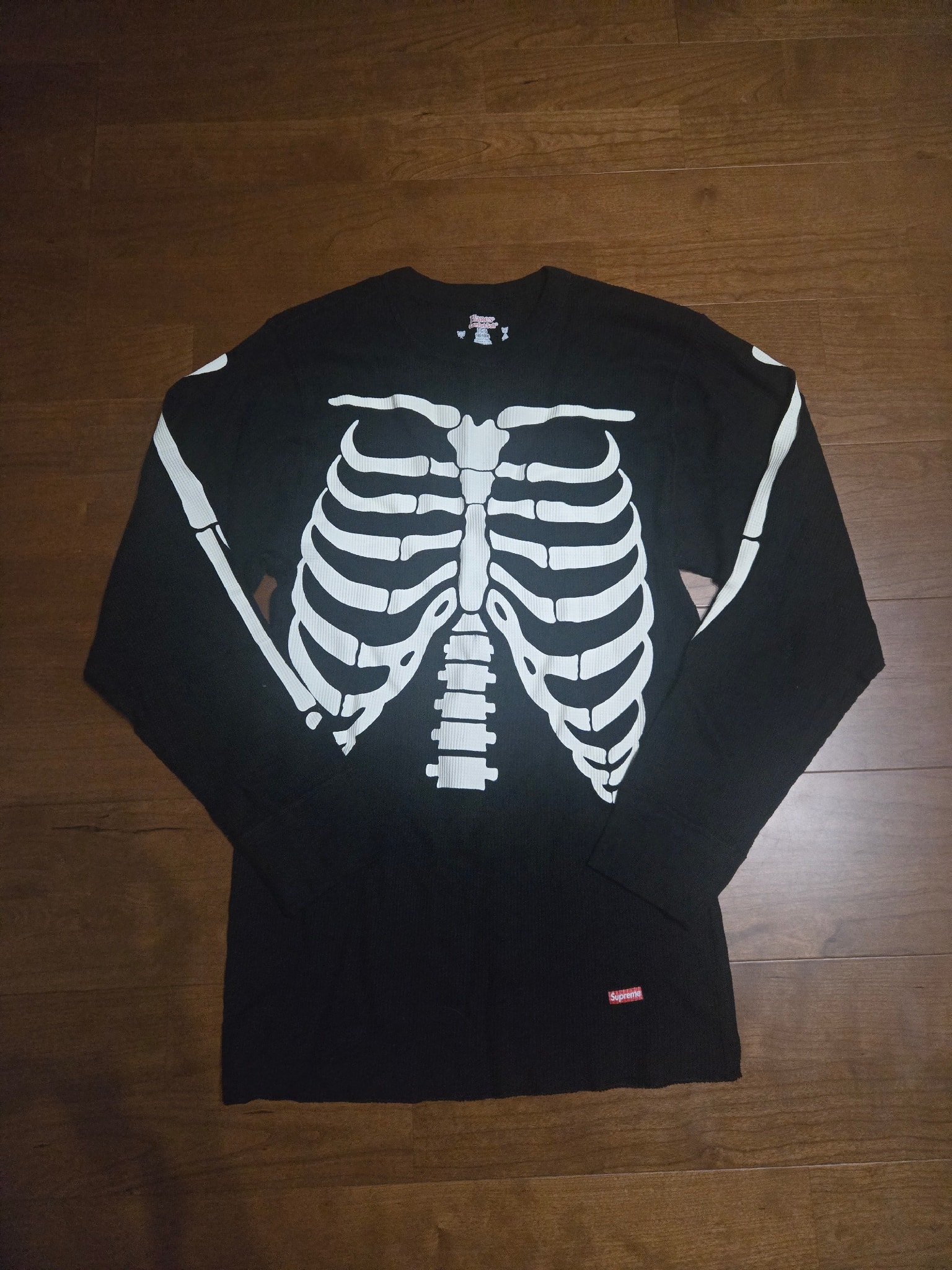 Supreme x Hanes Bones Thermal Crew (1 Pack) "Black"