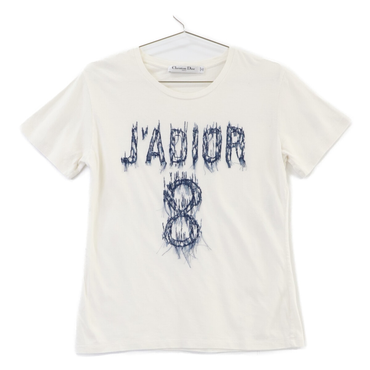 クリスチャンディオール 123T04A4435 J'ADIOR 8 刺繍Tシャツ XS