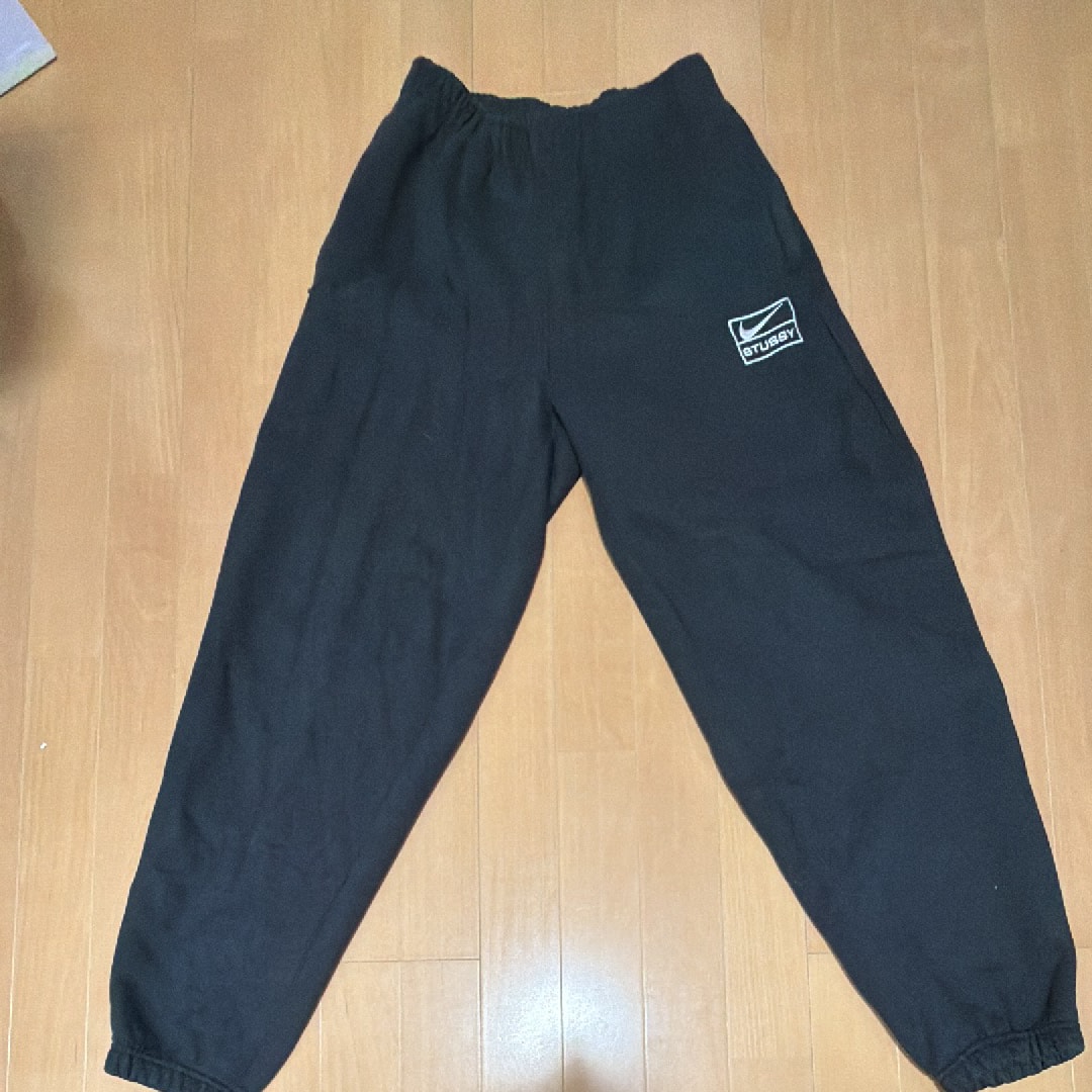 Stussy x Nike Stone Washed Fleece Pant "Black" (US Size) FN5235-010