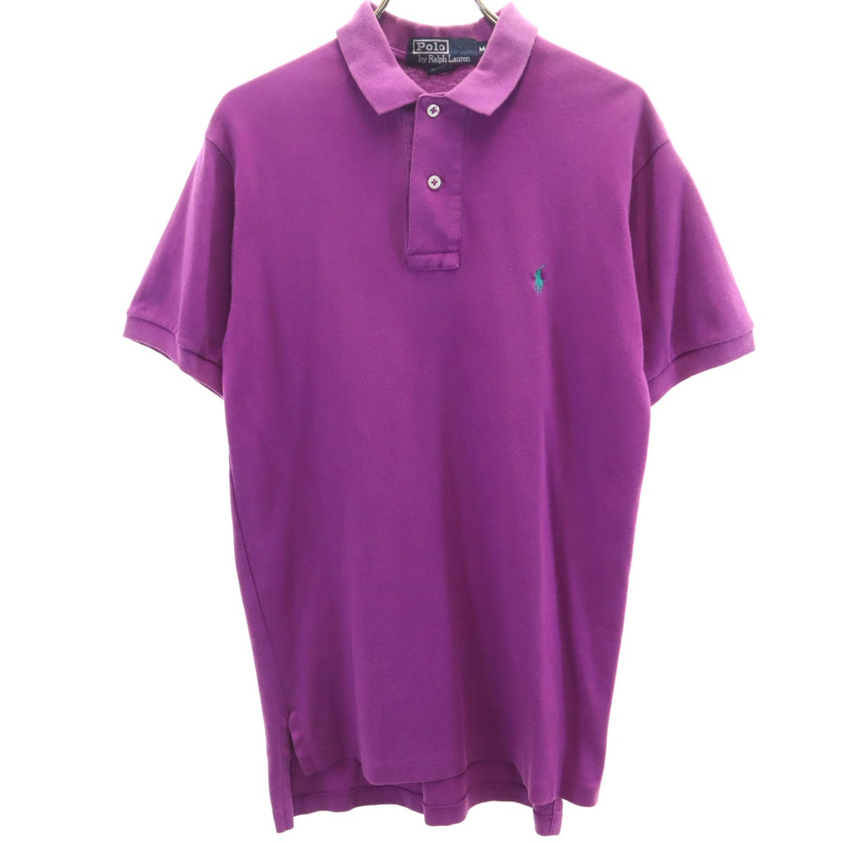 Polo by Ralph Lauren ポロバイラルフローレン USA製 半袖 ポロシャツ M パープル