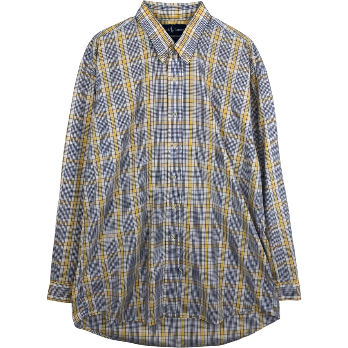 古着 ラルフローレン Ralph Lauren 長袖 ボタンダウンチェックシャツ メンズXL相当/eaa613296
