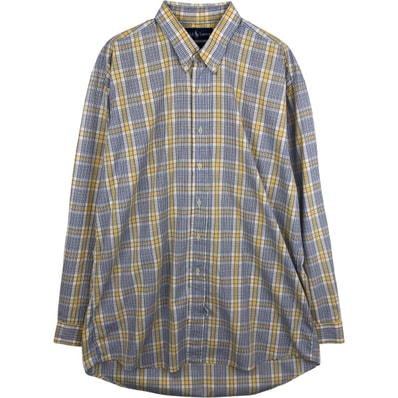 古着 ラルフローレン Ralph Lauren 長袖 ボタンダウンチェックシャツ メンズXL相当/eaa613296