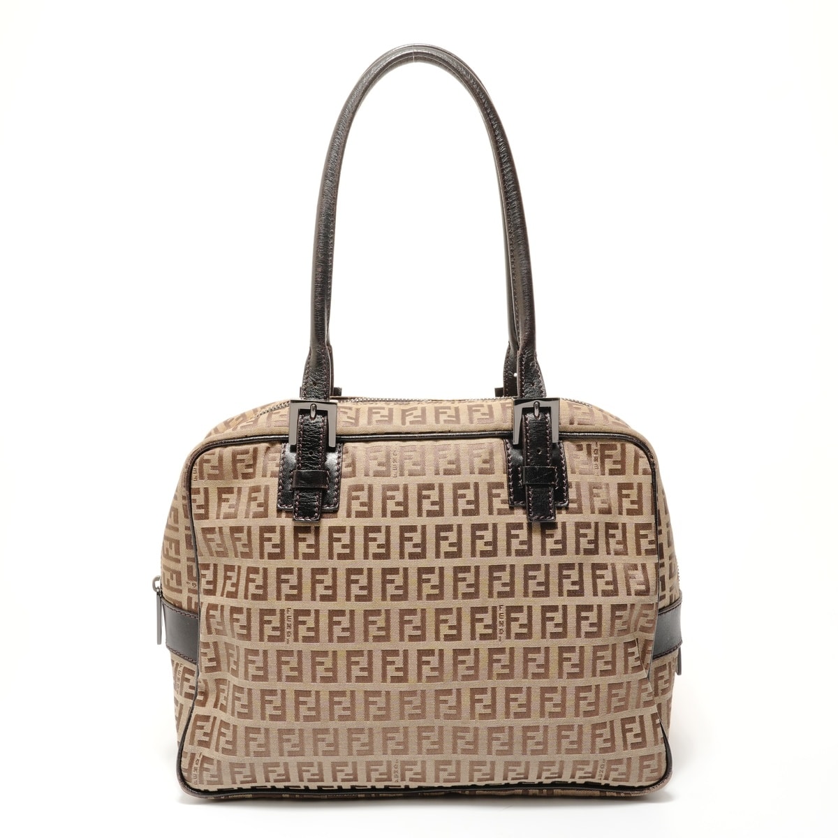 フェンディ FENDI ズッキーノ キャンバス ショルダーバッグ【中古】