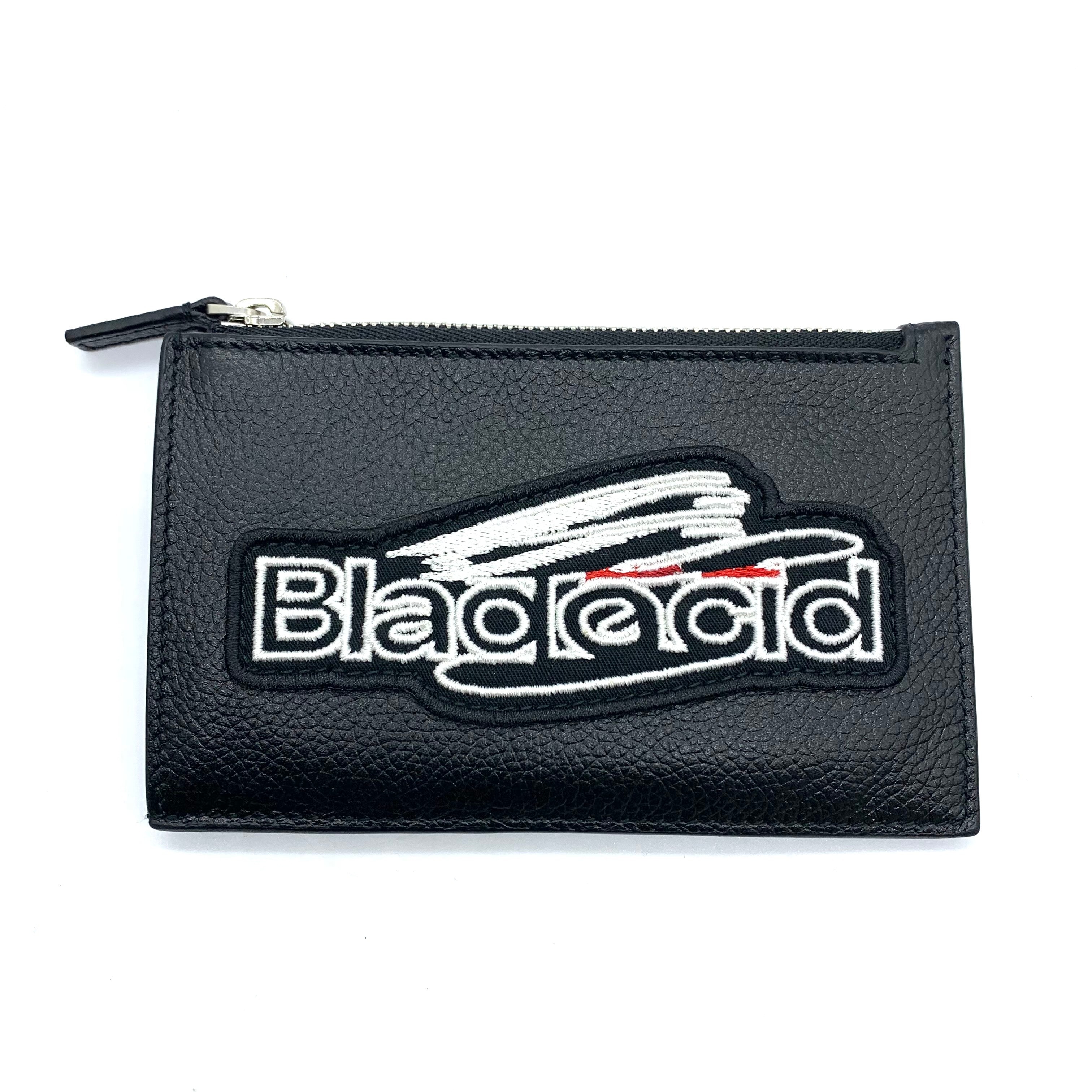 BALENCIAGA Cash Large Long Coin & Card Holder "Black"