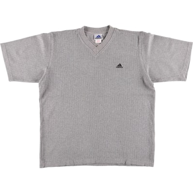 古着 90年代 アディダス adidas VネックTシャツ メンズL相当 ヴィンテージ/eaa542902