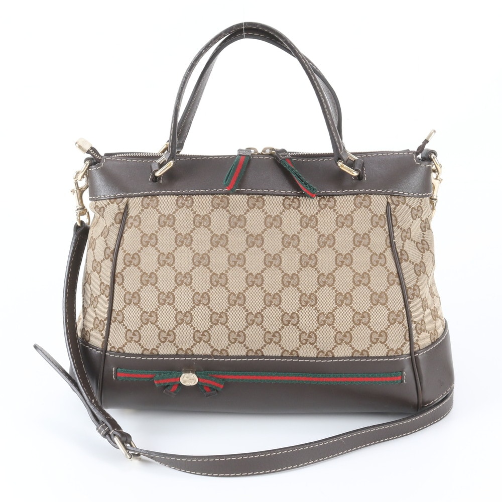 ■極美品 グッチ GGキャンバスプリンシー 269894 ショルダーバッグ