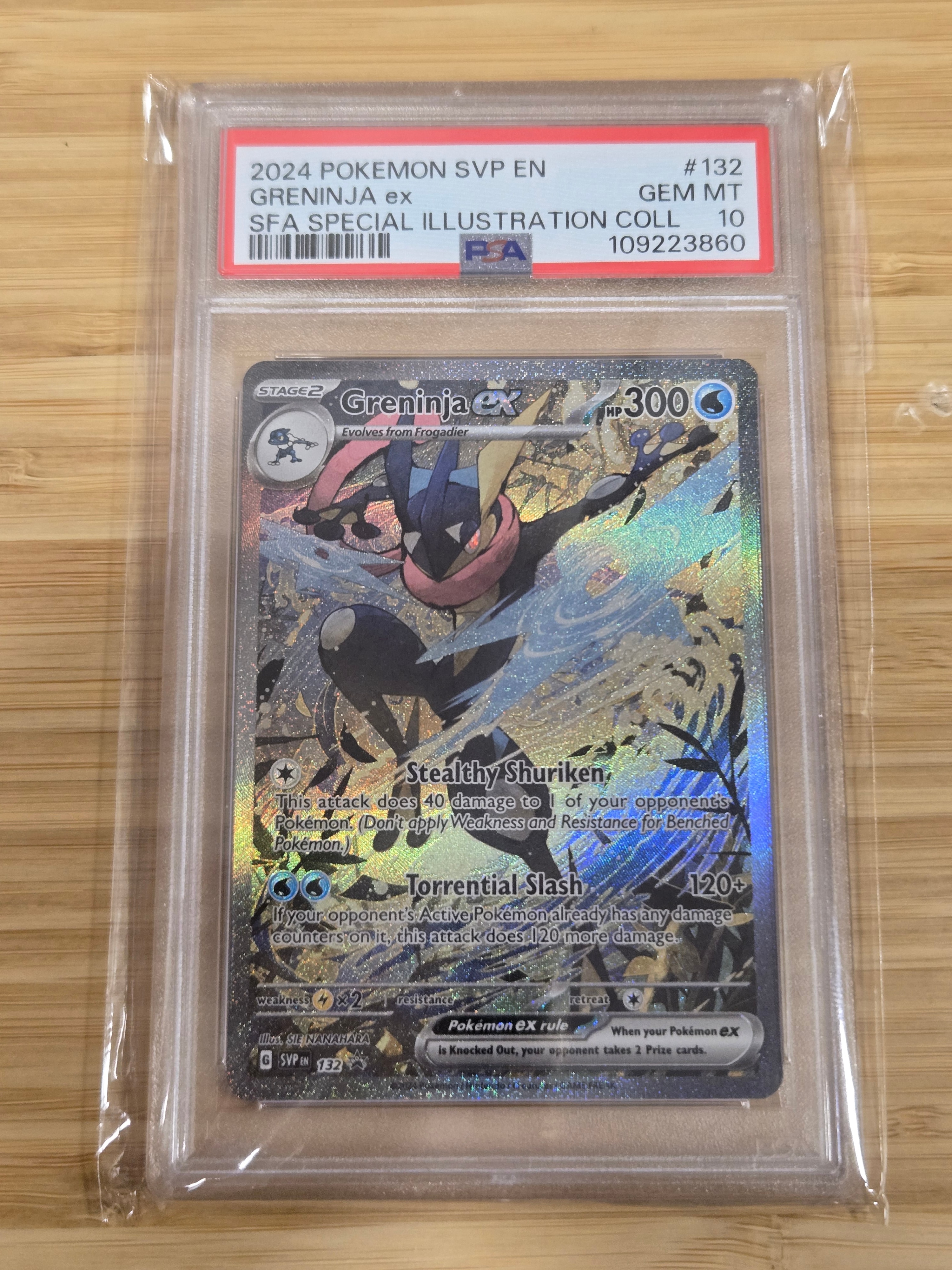 ゲッコウガex P [SVP EN 132]【英語版】(スカーレット&バイオレット「シュラウデッドフェイブル ゲッコウガex スペシャルイラストレーション コレクション」)