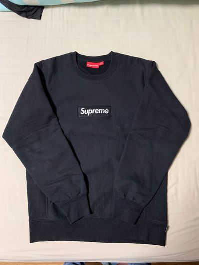 Supreme Box Logo Crewneck Sweatshirt "Black" (18FW)