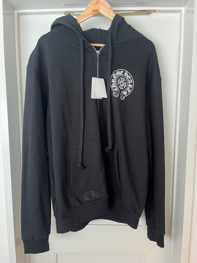 Chrome Hearts Horseshoe Zip Hoodie Tokyo Exclusive "Black"