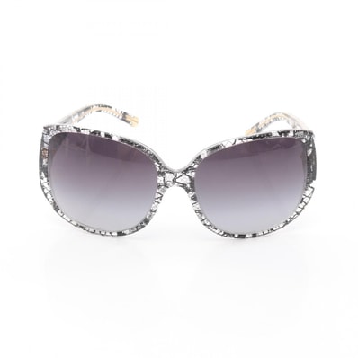 ドルチェアンドガッバーナ DOLCE & GABBANA サングラス 衣料品 プラスチック レディース クリア系 / ブラック系 DG4116 【中古】