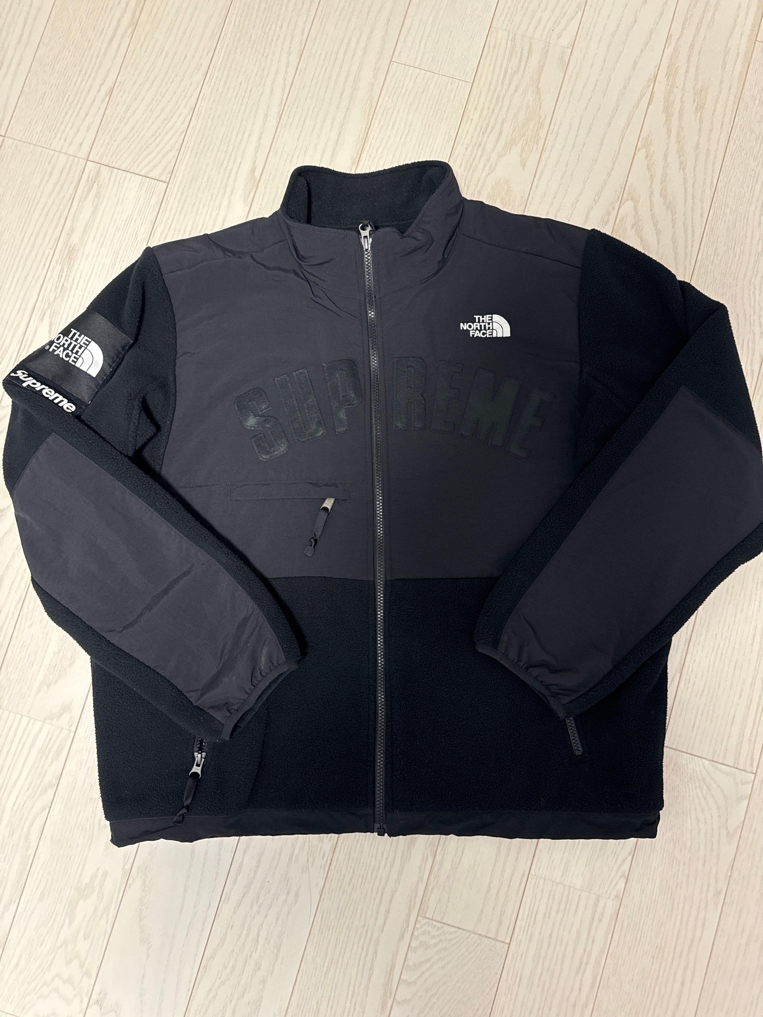 Supreme x The North Face Arc Logo Denali Fleece Jacket "Black"