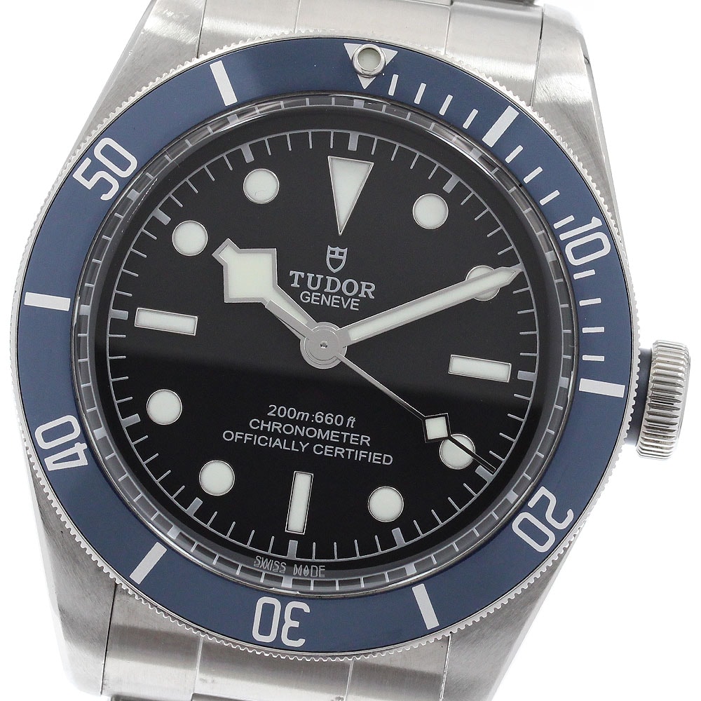 ★保 チュードル ヘリテージ ブラックベイ  79230B メンズ 【中古】