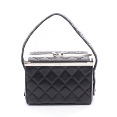 シャネル CHANEL マトラッセ ハンドバッグ バッグ ラムスキン(羊革) レディース ブラック系 【中古】
