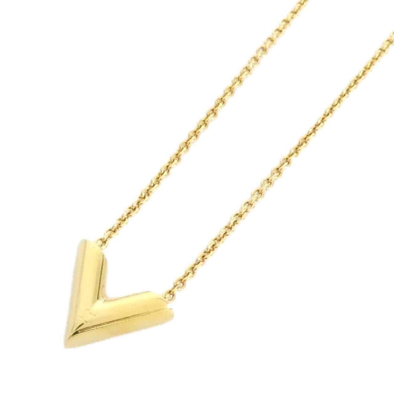 Louis Vuitton Essential V Necklace "Gold"
